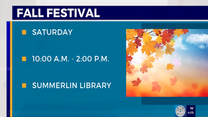 Fall Festival at Summerlin Library 